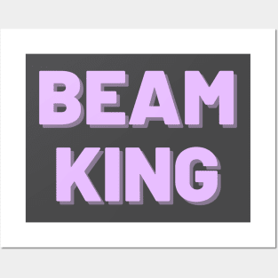 Beam King (Light Purple) Posters and Art